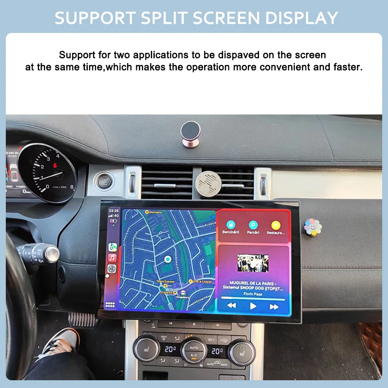 13-Inch Android 14 Smart Car System For Range Rover Evoque L538 2012 To Car Radio Multimedia Player Carplay AC Panel Screen