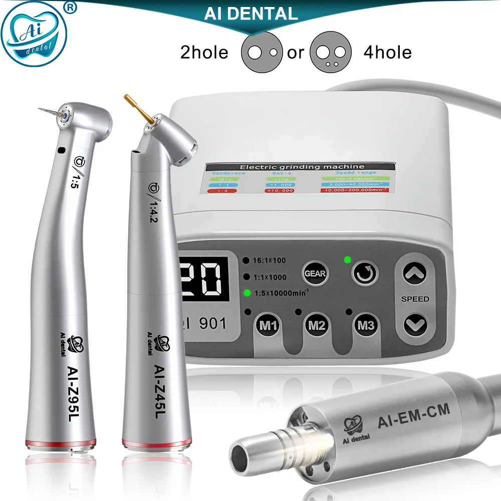 電気ブラシレスマイクロモーター,タイプe,低速,ハンドピース