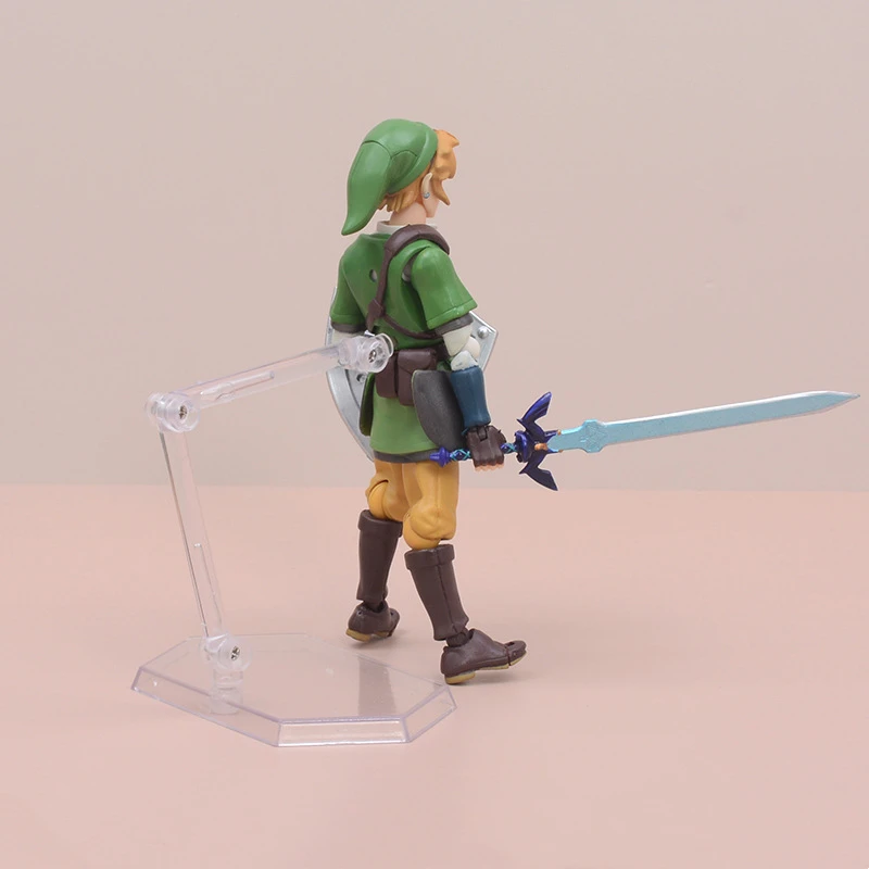 The Legend of Zelda Skyward Sword 14cm Link Action Figure Figma 153 Changeable Accessories PVC Model Anime Decoration BEST SELLERS