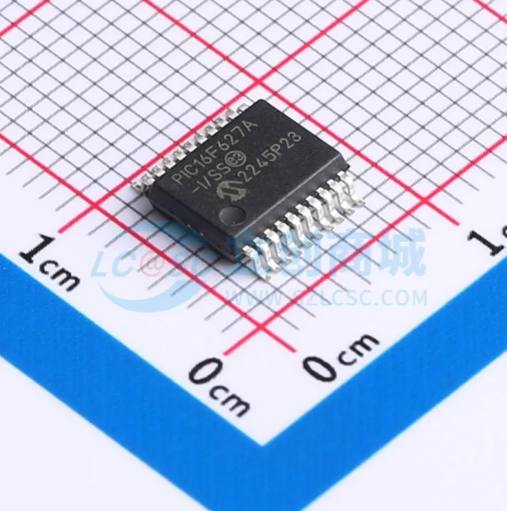 

1pcs/LOT New PIC16F627A-I/SS PIC16F627A 16F627A SSOP-20 Original Integrated circuit IC chip Microcontroller Chip MCU In Stock