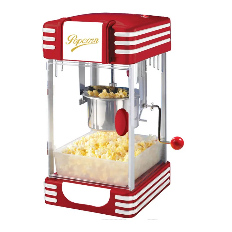 110V/220V single and double door large capacity new commercial full-automatic popcorn machine الة فشار pop corn maker