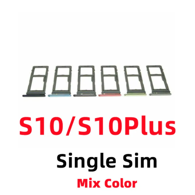 Dual Sim Card Tray Slot and SD Holder - 5-Pack Replacement Set