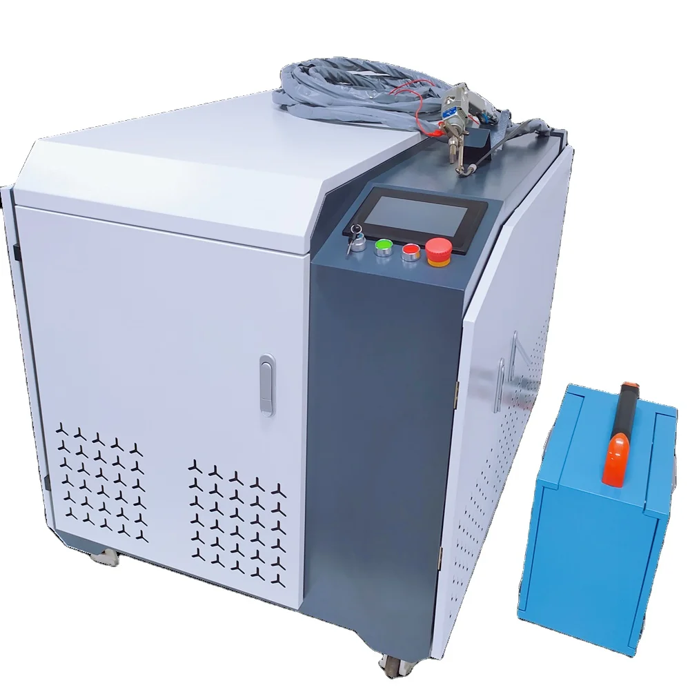 

1500W handheld portable fiber laser welding machine with Raycus Max laser source for parts welding ss cs galvanized steel alloys