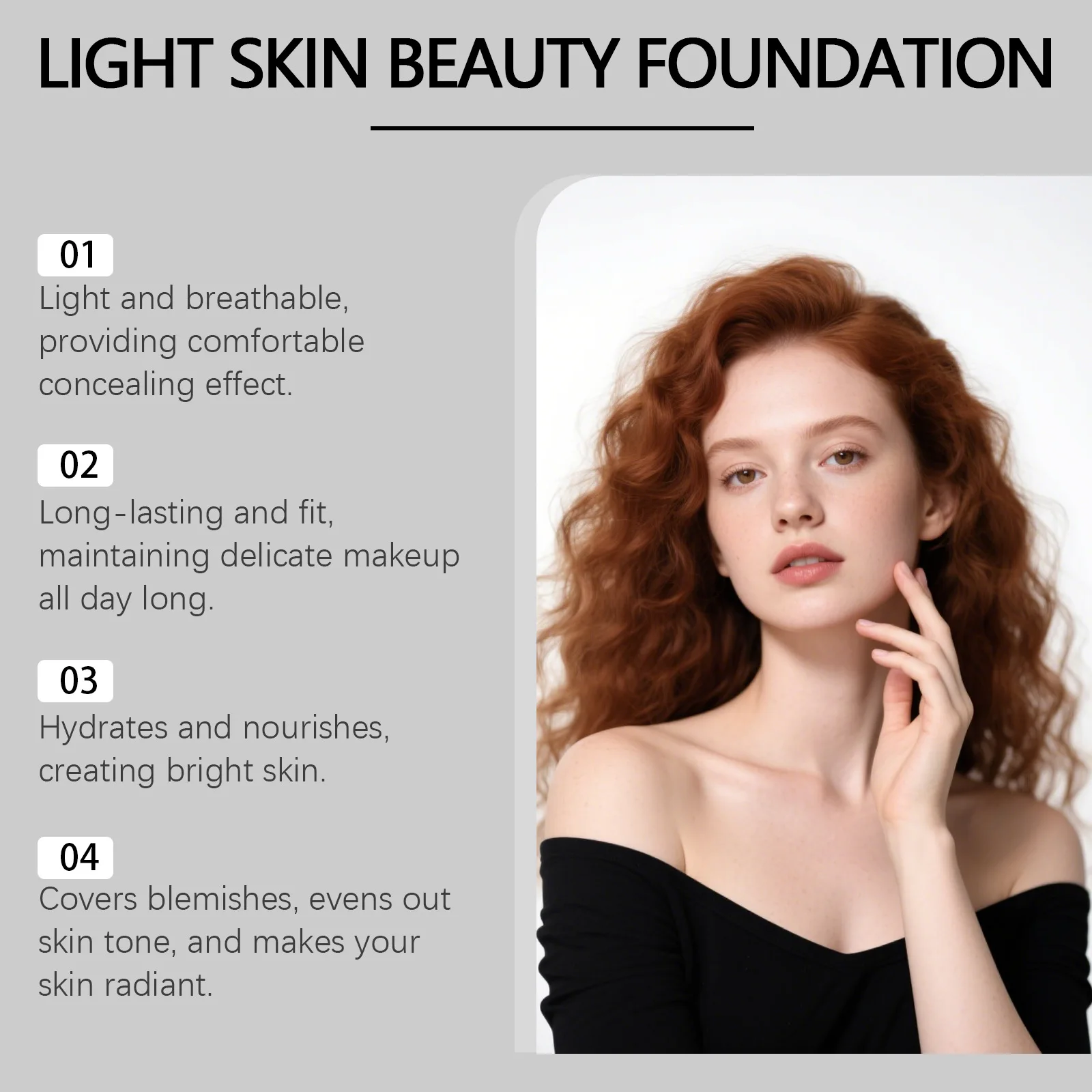 Eelhoe Pink Foundation Makeup Cream Waterproof Matte Full Coverage_voghion.com