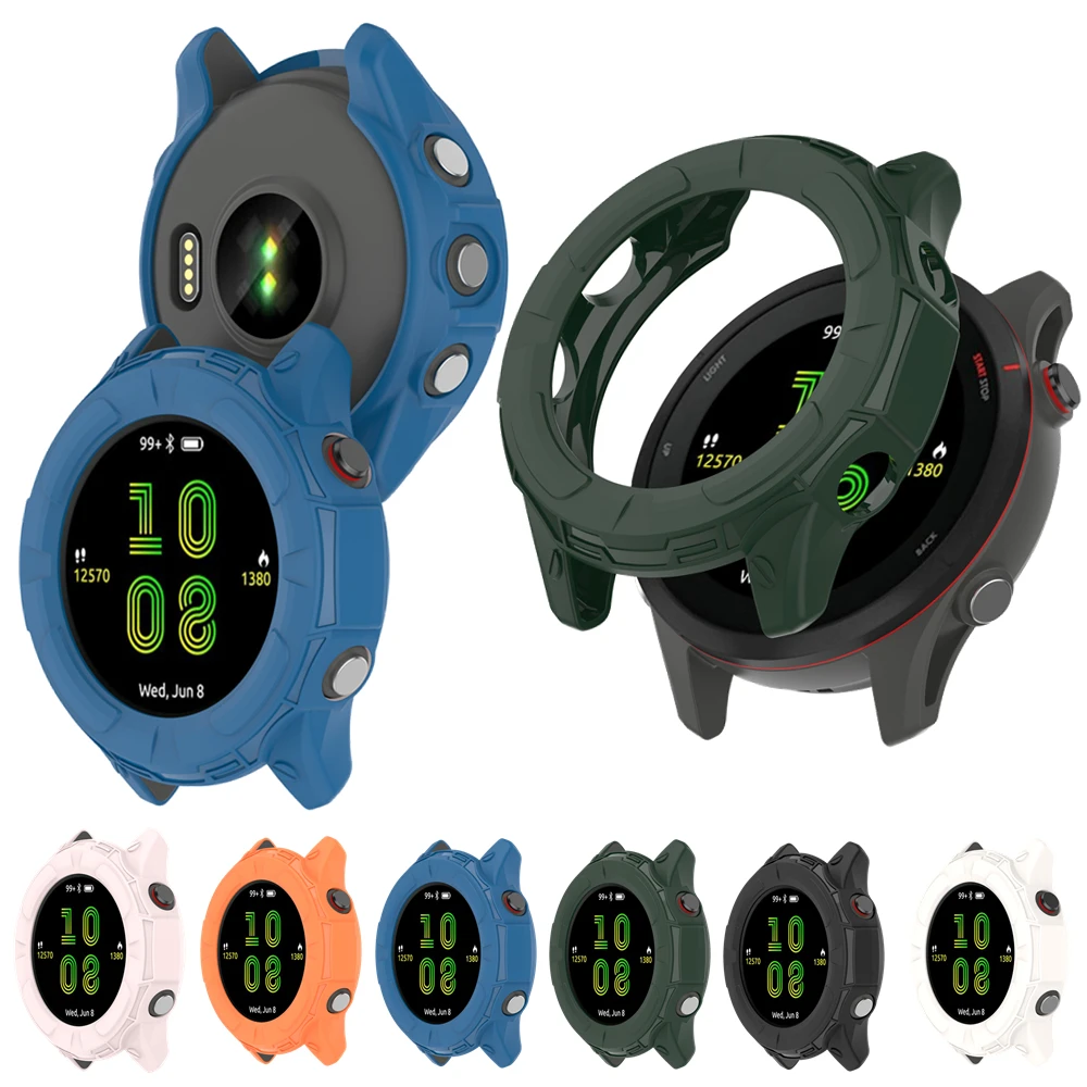 

TPU Watch Cover For Garmin Forerunner 255 255S 955 Anti-scratch Protective Case Bumper For Forerunner255 Music Protector Shell