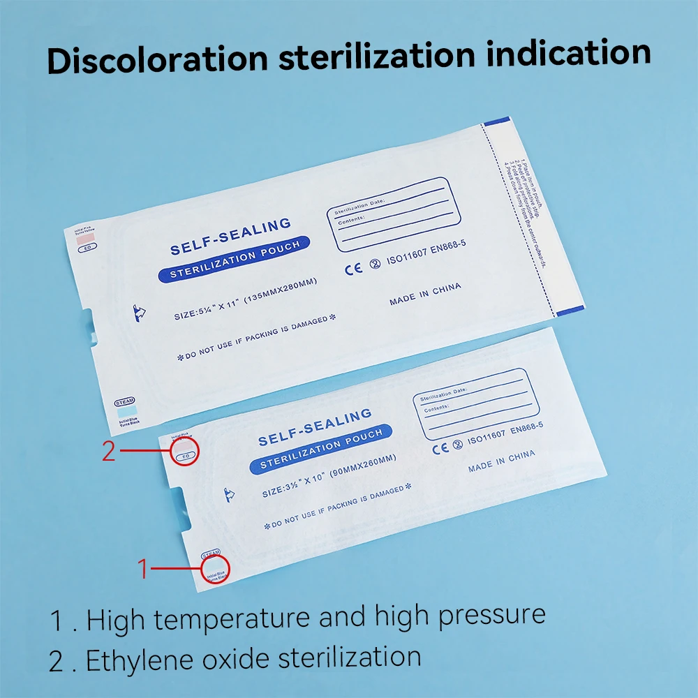 MAMBA 10/20PCS Disposable Self-sealing Sterilization Pouches Bag 5 Sizes Tattoo Accessories Supplies Self-adhesive Clean Bags 4