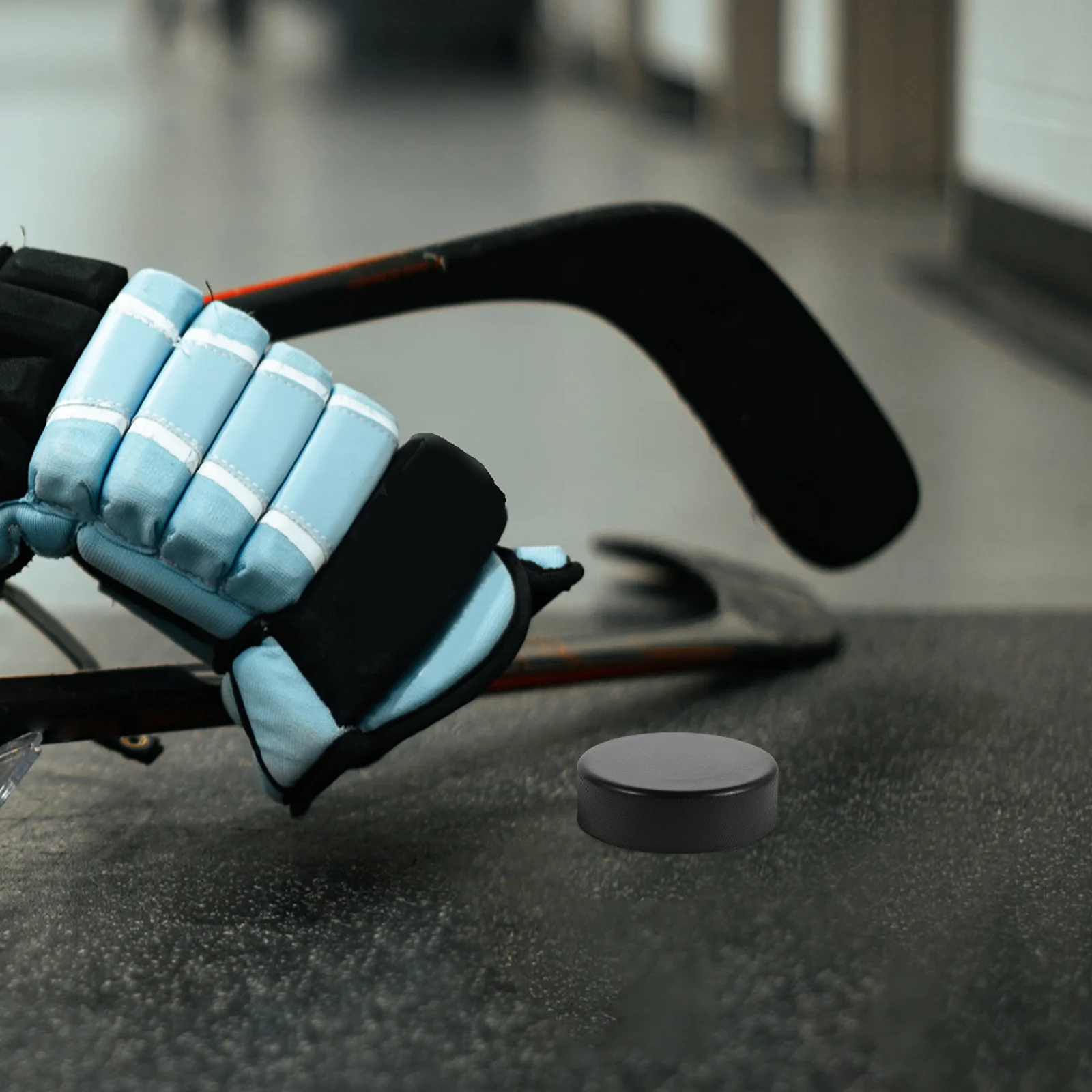 20pcs Training Pucks for Ice Hockey and Table Hockey Games Ideal for Practicing Replacement Solid Black Pucks Sports Part