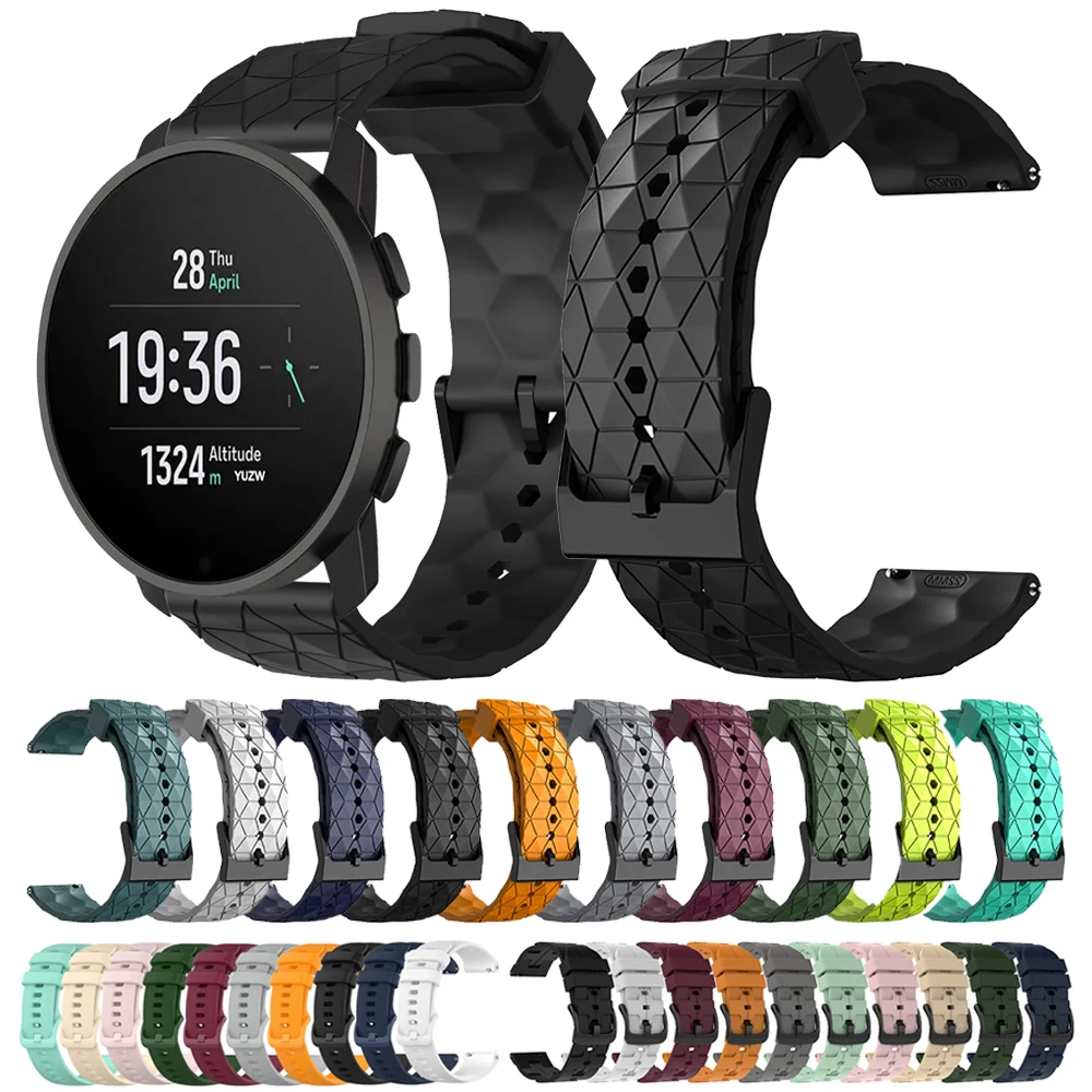Sport Strap – Soft Silicone Bracelet, 20mm/22mm Wristband