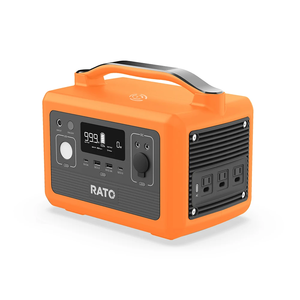 확장 가능한 용량 500w 새로운 모바일 휴대용 태양 리튬 이온 배터리 발전소
