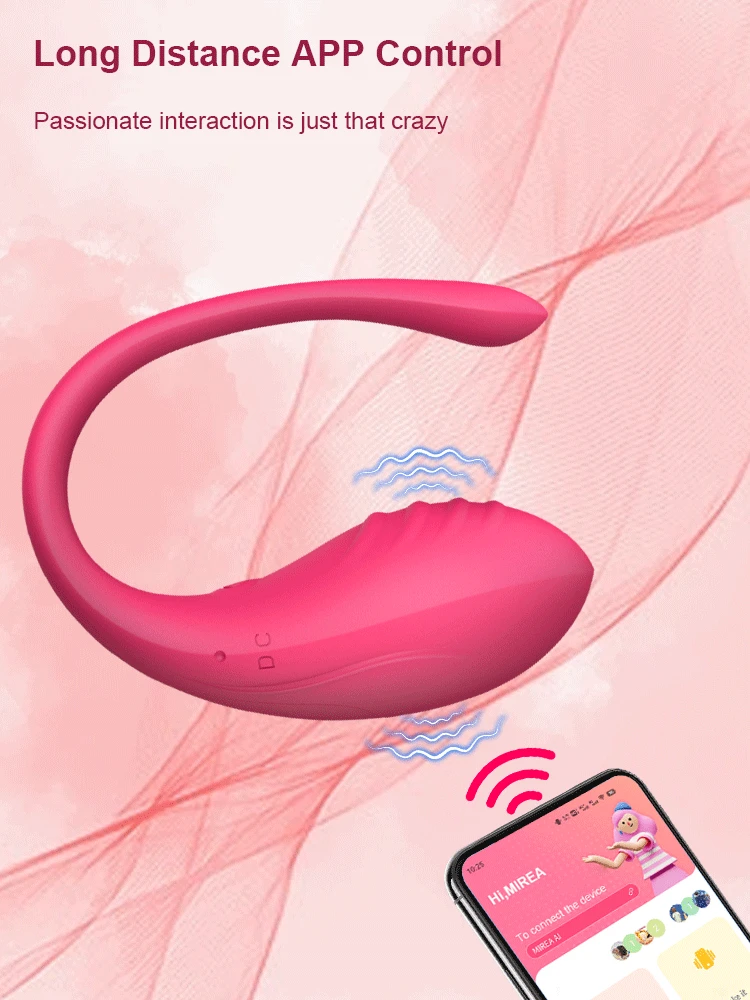 Wireless Control Vibrator APP Remote Control Dildo Panties Wear Vibrating Egg G Spot Clit Stimulator Massager Sex Toys for Women
