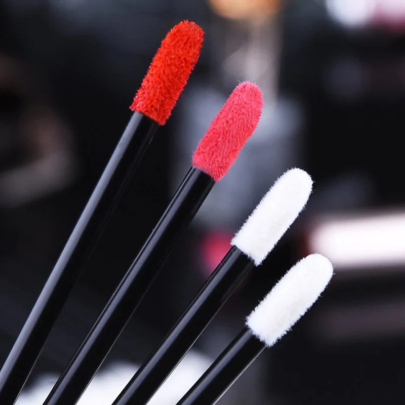 Bamboo Lip Applicators Disposable Lip Brush With Replacement Head Eco-friendly Lipstick Lip Gloss Wands Makeup Beauty Tool Kits 5