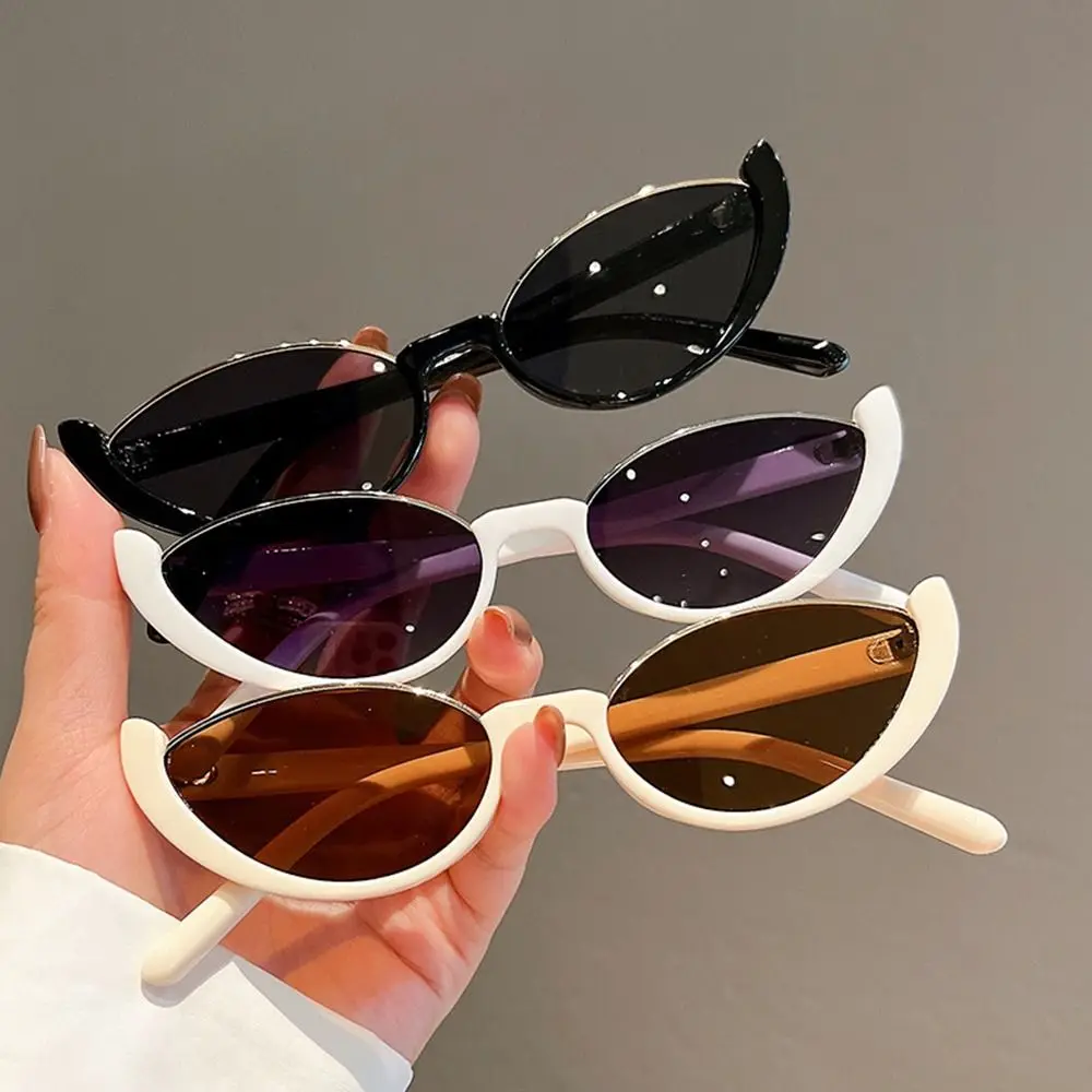 Hot Sale Vintage Cat Eye Sunglasses Half-frame Shades Goggle Sun Glasses Fashion Trendy UV400 Eyewear Accessories for Women 2