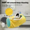 2Pcs Shoe Washing Machine Bag,Quick Easy Cleaning,Laundry Shoe Bag for Washer and Dryer,Shoe Cleaning Bag for Sneaker Most Shoe 6