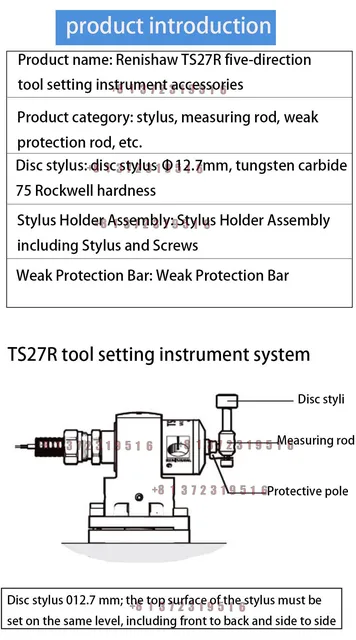Astra Protezione Per Calibro Utensile - Compatibile Con Renishaw TS27R, M4