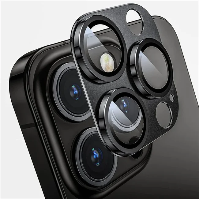 Enhanced Lens Protector Glass - Premium Metal Camera Cover, Scratch-Resistant & Durable Shield