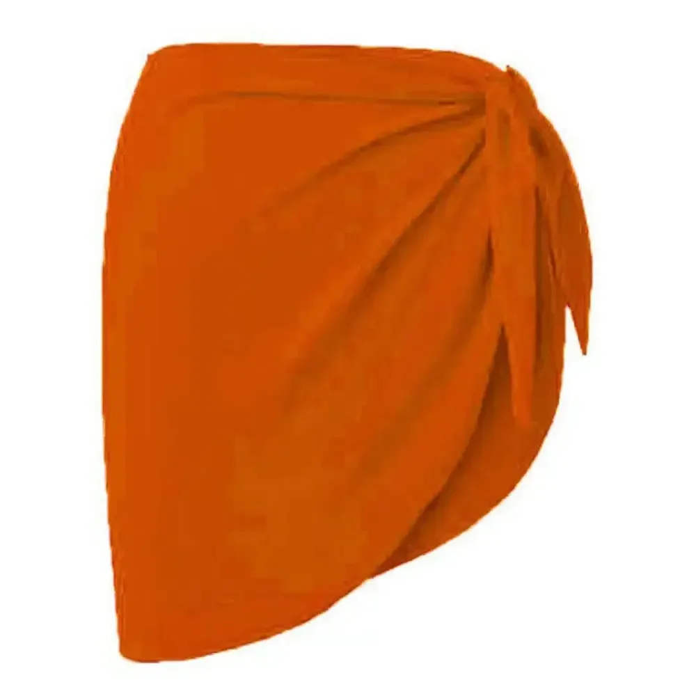 Summer Sheer Chiffon Sarong Skirt - Women's Swimsuit Cover-Up