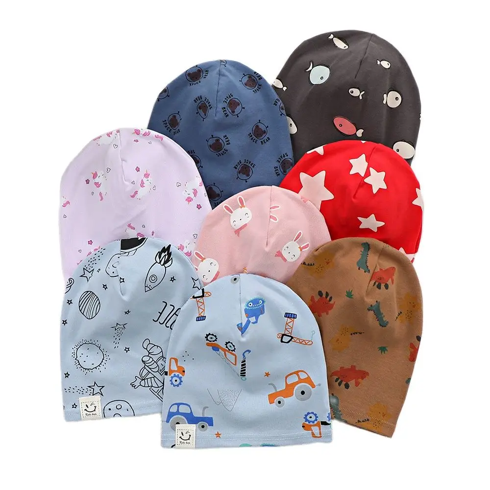 New Thin Baby Hat Beanie Spring Autumn Children Hat One Layer Boys Girls Hats Kids Caps Baby Boys Beanies Bonnet 2