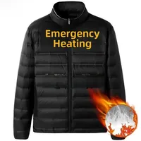 Ultra-Thin Men's down Cotton Jaet Lightweight Large Size Trendy Long Sle Baseball Collar Slim Fit Autumn Winter Coat