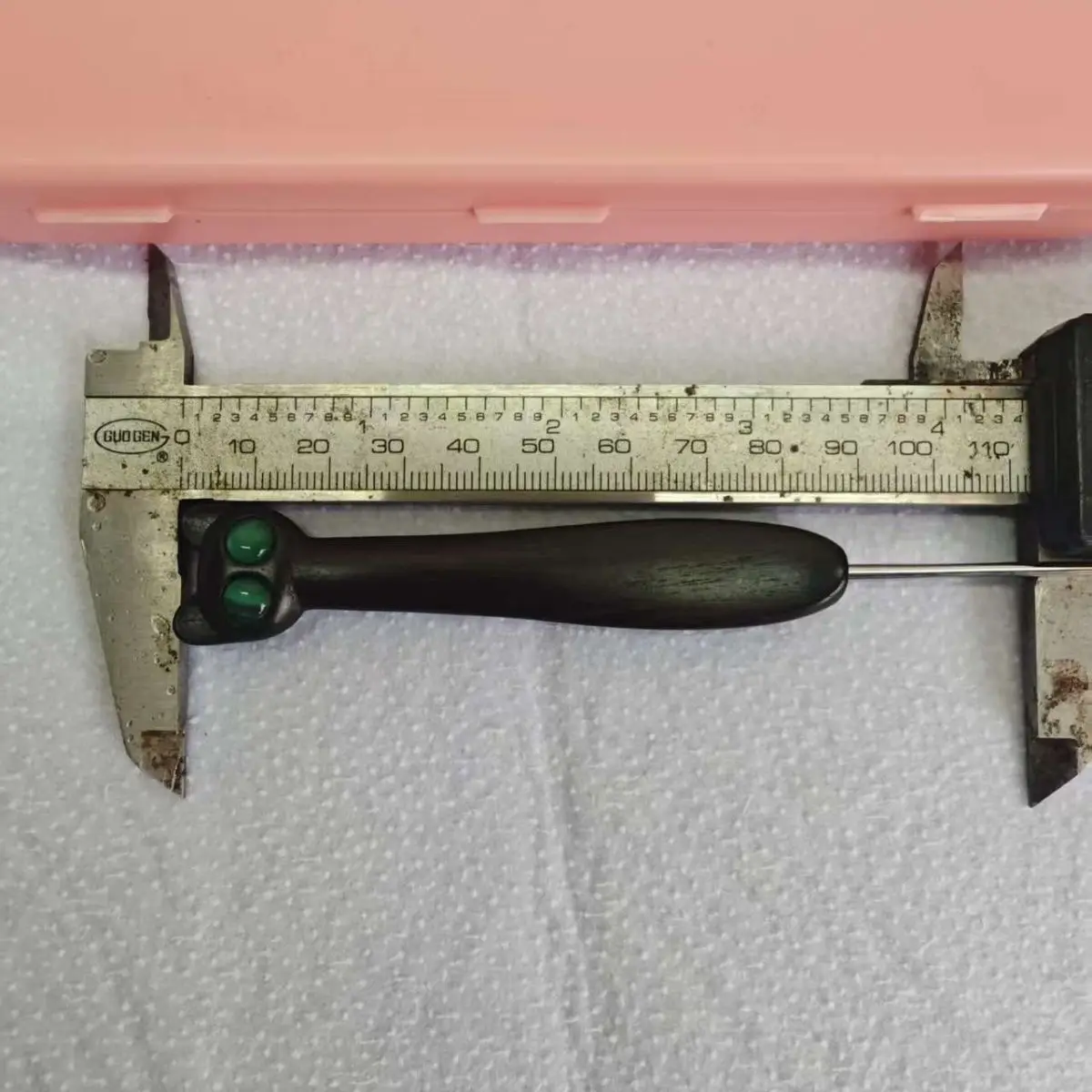 샌달우드 블랙 캣 핸들 크로셰 훅 스테인리스 스틸 바늘 인형 실 DIY 뜨개질 바늘 도구