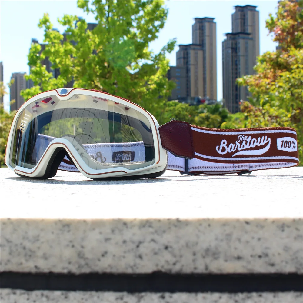 Outdoor Sports Motorcycle Goggles Retro Motocross Riding Cycling Sunglasses Windproof Anti Sand Off-road Universal Glasses