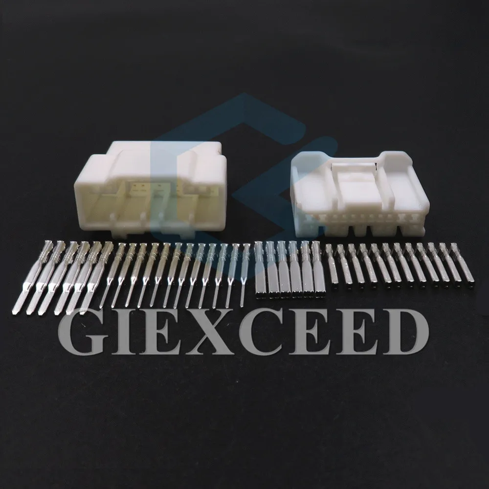 

18 Pin Auto Male Plug Female Plastic Housing Socket 6098-5641 0.7 2.2 Series Car Unsealed Composite Connector 6098-5631