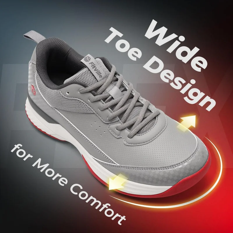 FitVille Wide Golf Shoes Men'S Professional Outdoor Waterproof