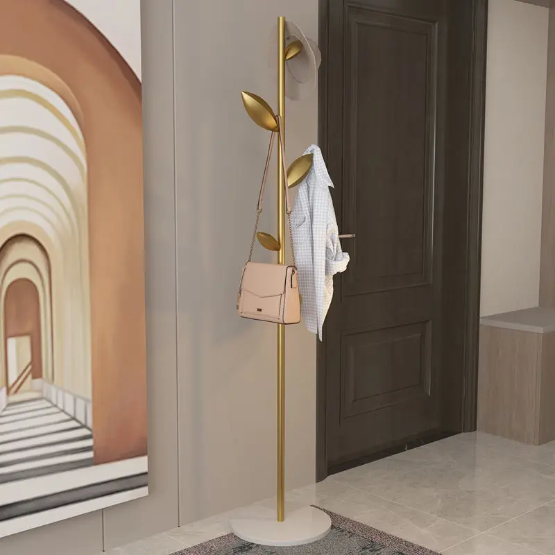 

Вешалка для одежды, стойка для входной двери в спальню от пола до потолка, роскошное ощущение простого металлического подвесного пальто