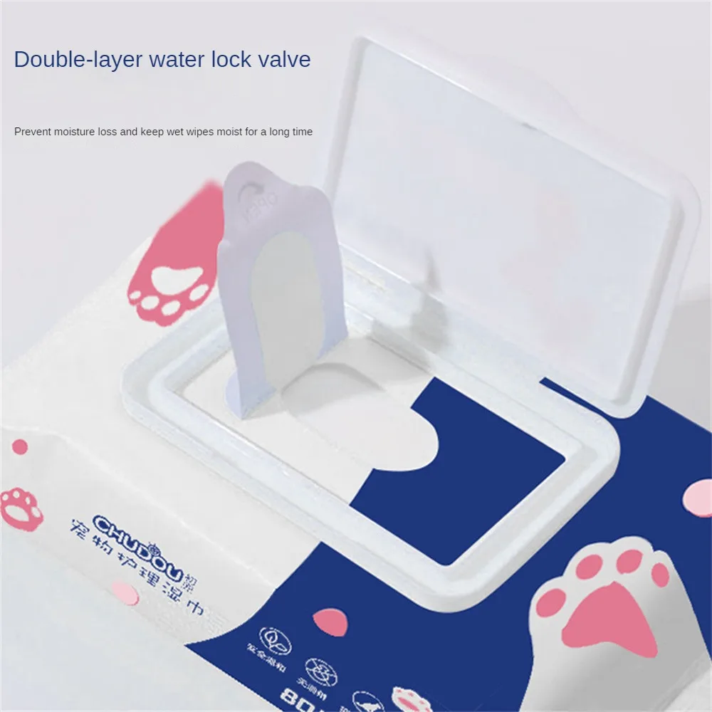 Pet Cleaning Wipes Pet Wipes Ro Pure Water Formula Pet Care Health Care And Cleaning Specific Cleaning Deodorizing Wet Tissue No Wash