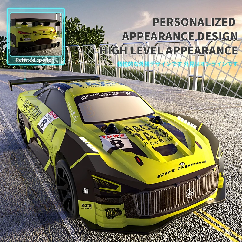 Remote Control 4WD Drift Car Toy with LED Lights for Kids