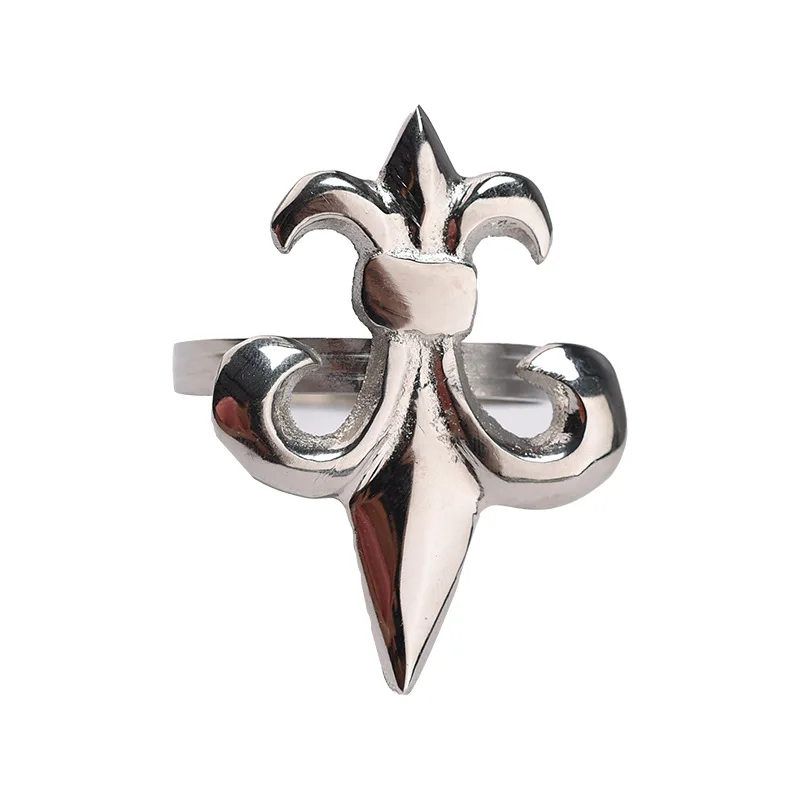 

Modern Western Restaurant Napkin Ring Hotel Kitchen Restaurant Decoration Light Luxury Aluminum Ornaments