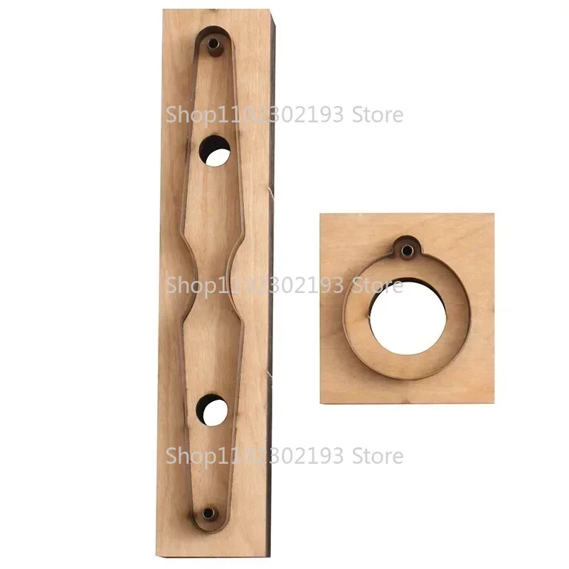Leather craft DIY key chain Steel blade die cut Steel punch tool Pendant cutting mold Wood dies cutter template Leather crafts