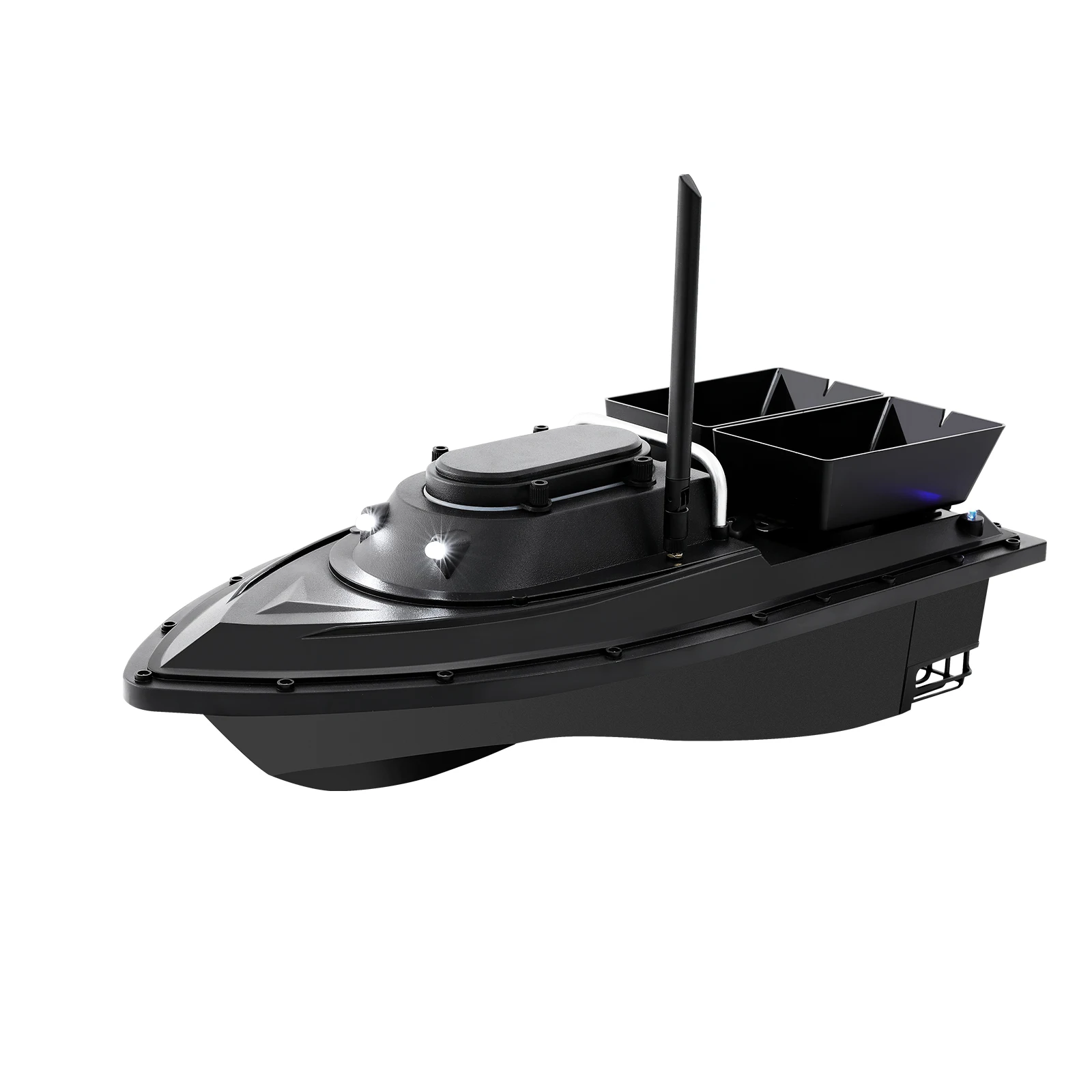 RC-Köderboot mit zwei Köderboxen, 300 m Fernbedienung, GPS, RC-Angelköderboot, Fischfinder, 4,4 lb Ladekapazität, Dual-Batterie – Detail 10
