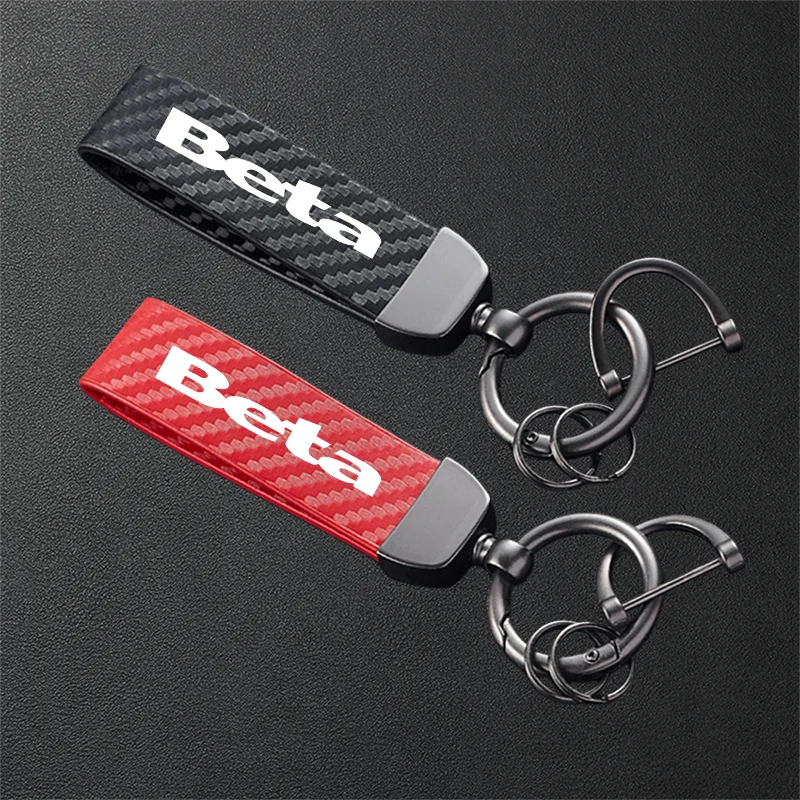 Carbon Fiber Enduro Motorcycle Keychain