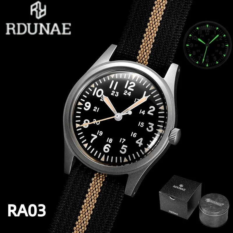 RDUNAE RA-02 ミリタリーウォッチ クォーツ式 4452013565.jpg
