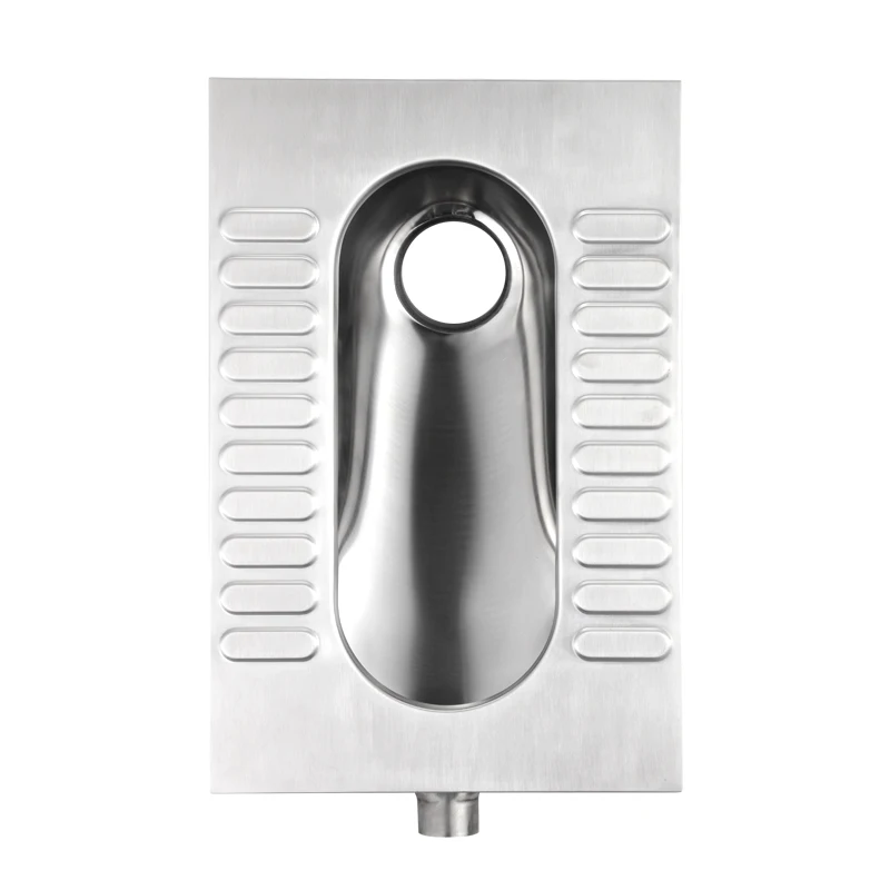 

Stainless steel squatting toilet, squatting pit type, public
