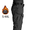 Tactical Pants Men Soft Shell Fleece Windproof Waterproof Camo Combat Trousers S-4XL Multi pockets Wear-resistant Trekking Pants 1
