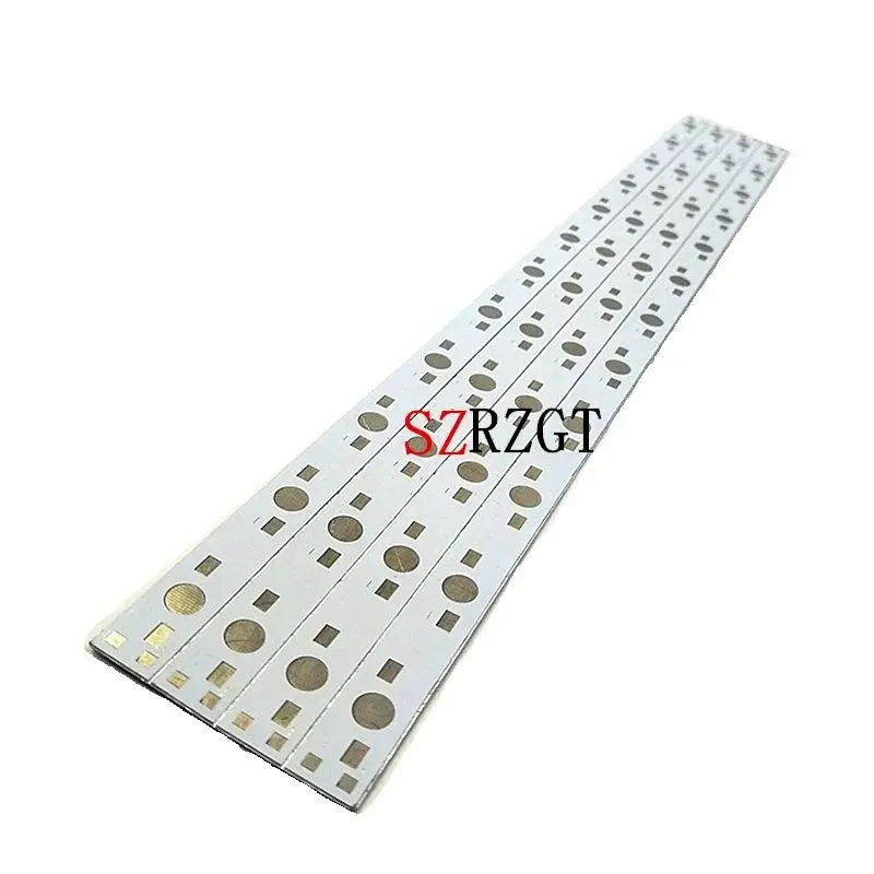 10pcs 30CM x 1CM Aluminum PCB Circuit Board for 12 x 1W, 3W, 5W led chip