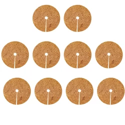 10Pcs Round Outdoor Garden Hotel Flowerpot Weeds Protection Mattress Liner For Hanging Basket Coconut Fiber Mat 40Cm