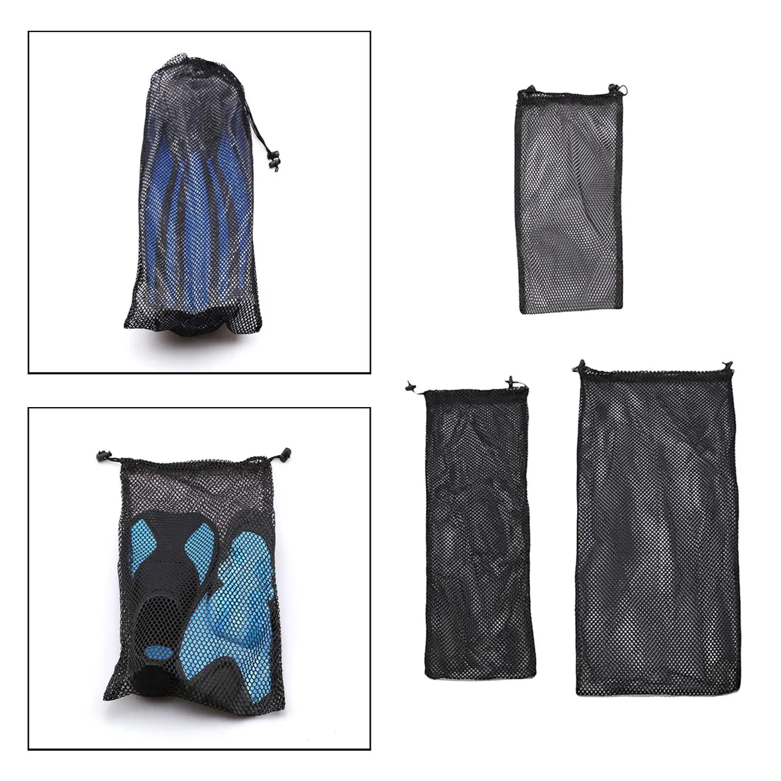 Scuba Diving Fins Bag Storage Mesh Gear Carry Bag Swimming Flippers Carrier for Water Sports Surfing Swimming Gear Travel Beach Scuba Diving Fins Bag Storage Mesh Gear Carry Bag Swimming Flippers Carrier for Water Sports Surfing Swimming Gear Travel Beach