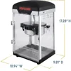 4 Qt Popcorn Machine,	Polycarbonate (PC) Gourmet Popcorns Maker Machine with Nonstick Popcorn Kettle Scoop 6