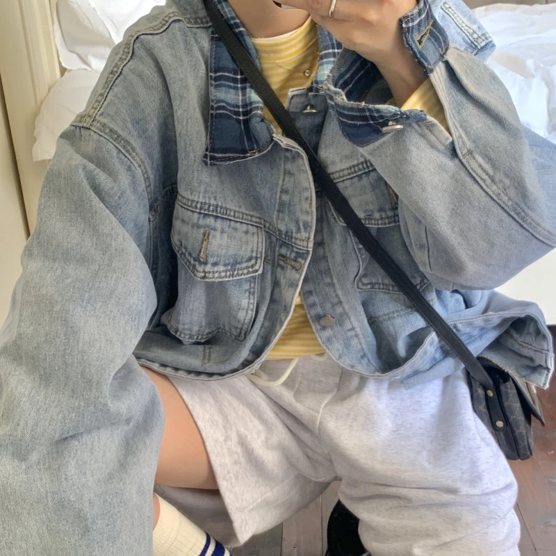 Basic Jackets Women All-match Simple Ulzzang Trendy Streetwear Long Sleeve Cozy Retro Youth High Quality Students De