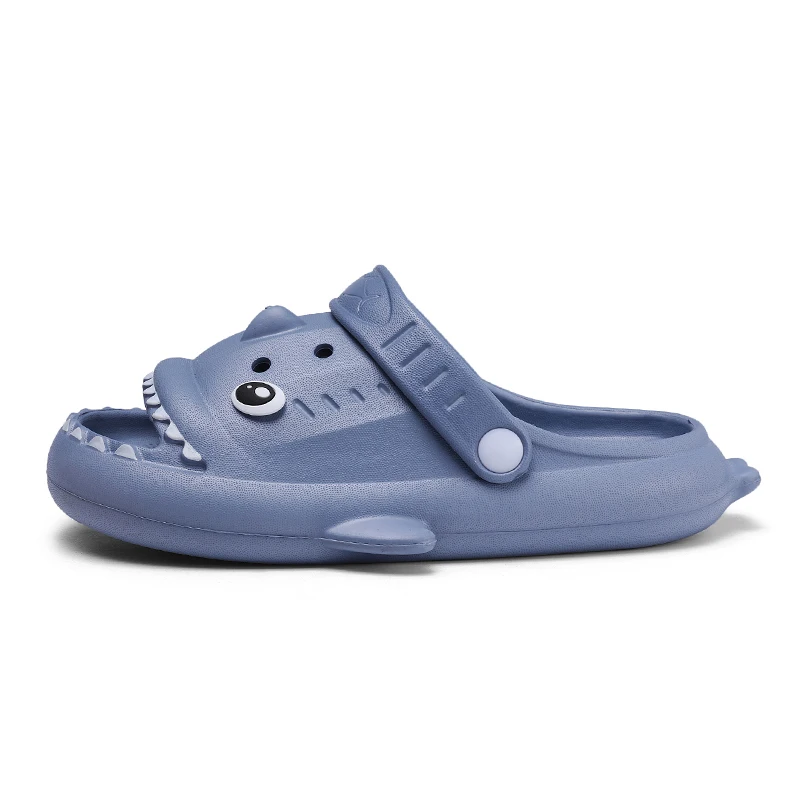 Boy Shark Slippers Soft Comfortable Light Home Living Room House Shoes Kids eva Sandals girls 2 to 8 years Indoor Casual Slipper