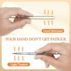 YUANZHIJIE Cluster Lashes Tweezer Comb High Precision Eyelashes Tweezers Makeup Tools Volume Fan Eyelash Extension Nail Art 3