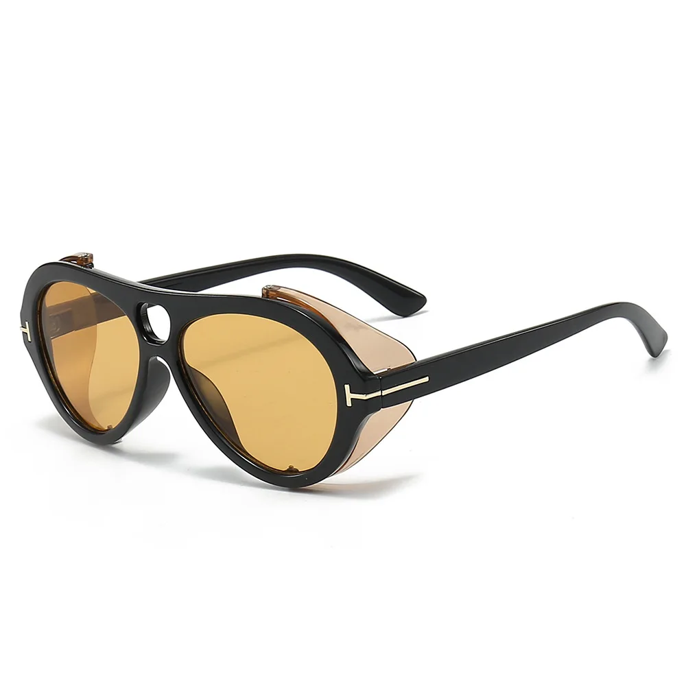 

Fashion Pilot Women Luxury Sunglasses Vintage Brand Designer Flip Top Eyewear Men Double Bridge UV400 Punk Sun Glasses