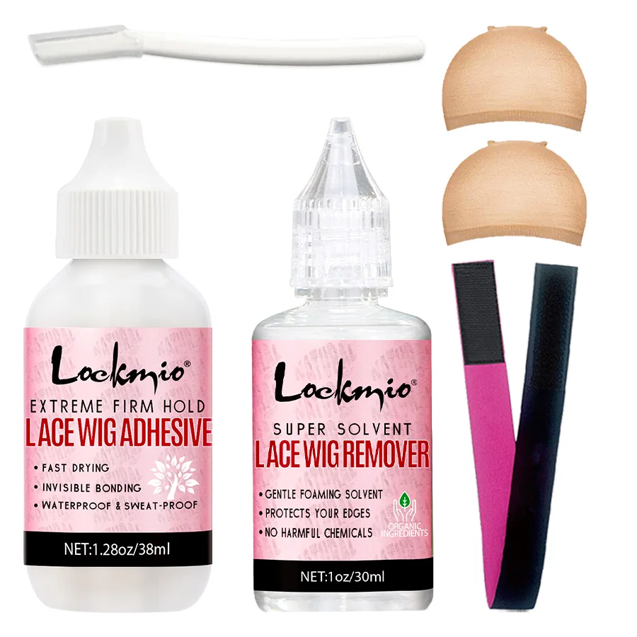 Wig Glue Waterproof Adhesive Bonding Lace Toupee Front Closure Glue Remover Travel Size Wigs Extension Products for Beginner