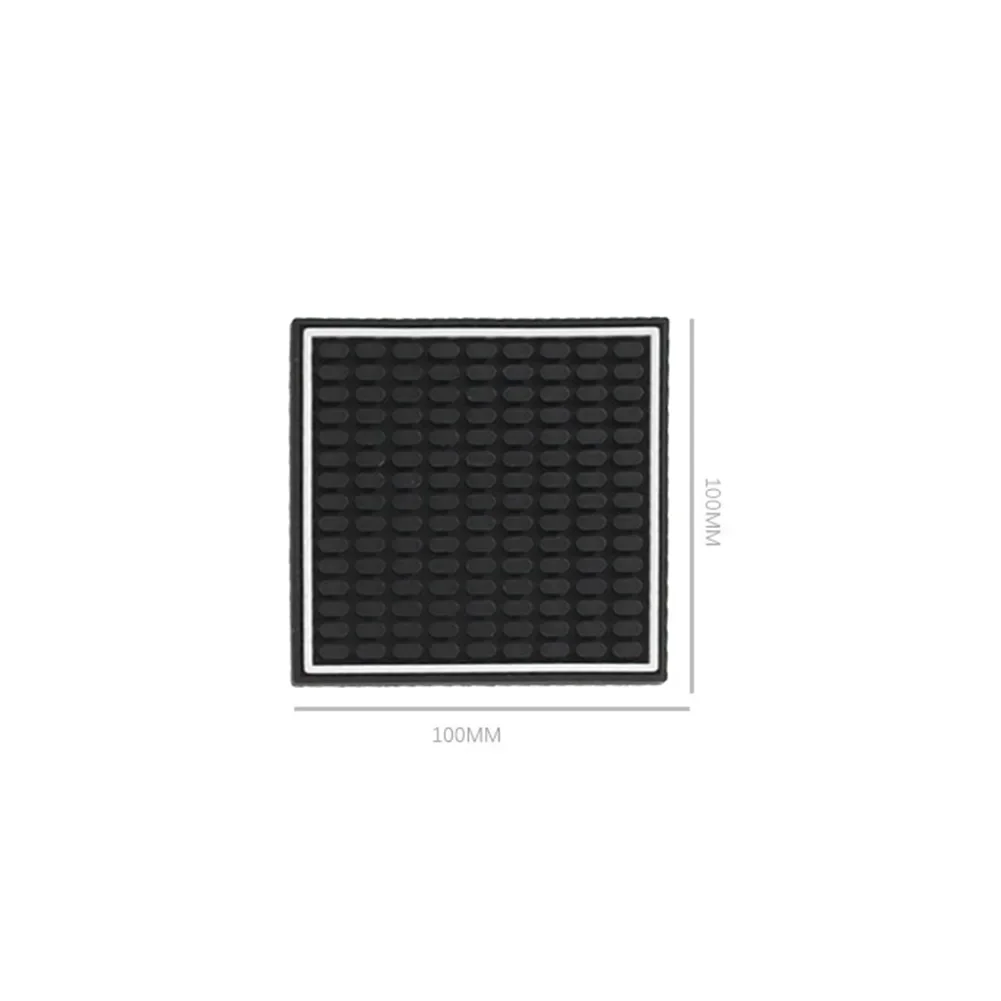 Cocktail Pad Bar Mat Washable Drip Mat Home Non Slip Reliable Silicone 10*10CM/15*30CM/30*45CM Black