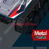 Crawler Type Spray Remote Control Tank 1:12 4WD Large Scale All Terrain Off Road High Speed Alloy Tracked RC Truck Vehicle Toy 5