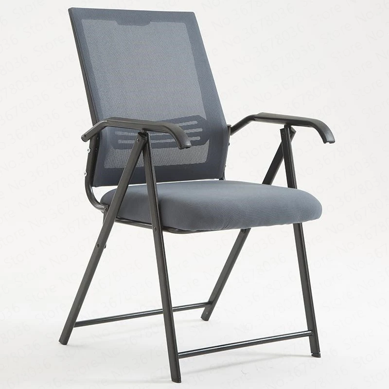 Modern Minimalist Computer Chair Home Office Meeting Training Chair Armrest Folding Mahjong