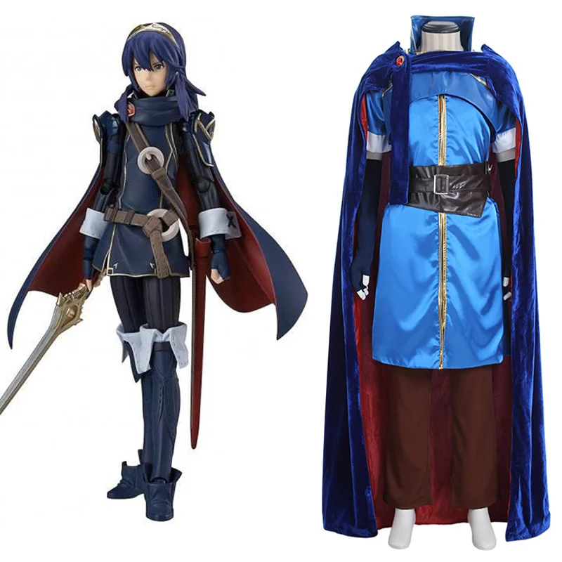 Emblema Del Fuoco Risveglio Marth Costume Cosplay Costume Da Uomo Di Halloween Con Mantello Del Capo