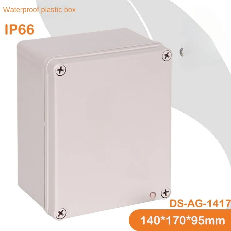 

DS-AG-1417 пластиковая Водонепроницаемая коробка IP66 наружная кабельная распределительная коробка 140*170*95 мм